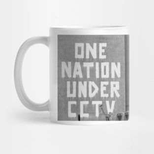 Banksy One Nation Under CCTV Mug